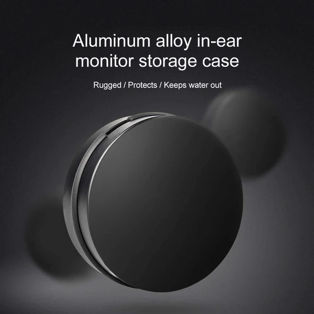 Alt view image 6 of 6 - Universal Earbuds IEMs Case Mini Storage Tiny Hard Box (2 Pieces No Logo) Protective Waterproof Aluminum Alloy Housing For TRN V80 KZ AS10 ZS10 Pro Portable Travel Earphone Carrying Cases