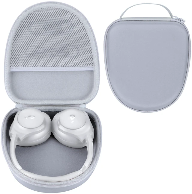 Main image of Case for Anker Soundcore Life Q20 Q30 Q35 Q40 Q45 Q20+ Headphones Q20i Noise Cancelling Headphones Case, Hard Shell Shockproof, Mesh Bag Orgainizer, Lightweight Travel