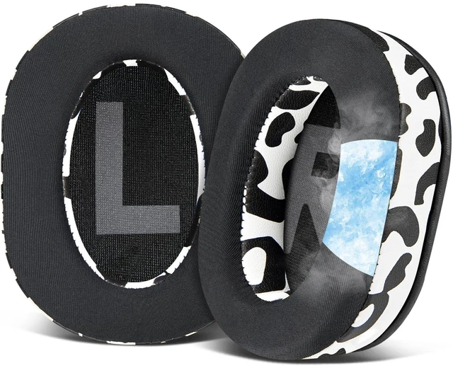 Main image of Cooling Gel Earpads Cushions Replacement for Logitech G Pro, G Pro X, G Prox 2, G Pro X SE Headphones, Ear Pads with Noise Isolation Foam, Added Thickness - Snow Leopard
