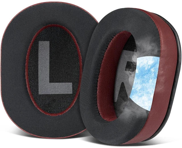 Main image of Cooling Gel Earpads Cushions Replacement for Logitech G Pro, G Pro X, G Prox 2, G Pro X SE Headphones, Ear Pads with Noise Isolation Foam, Added Thickness - Burgundy
