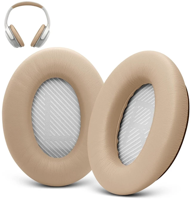Main image of Ear Pads for Bose SoundLink AE2 / SoundLink Around Ear ii - Beige Replacement Ear Pads Cushions with Premium Protein Leather, Noise Isolation Memory Foam
