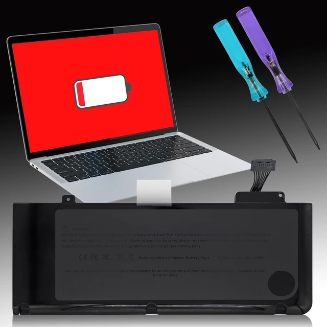 Main image of Replacement Battery Compatible with Apple MacBook Pro 13" A1278 A1322 (Mid 2009, Mid 2010, Early 2011, Late 2011, Mid 2012, Late 2012)
