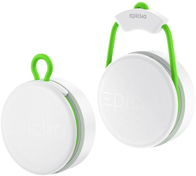 Main image of Tracker Tags with Adjustable Strap, 2-Year Battery, 2 Pack, White Works with Apple Find My (iOS Only), IP67 Waterproof, NFC-Enabled Item Finder for Keys, Luggage, Bikes, and Pets