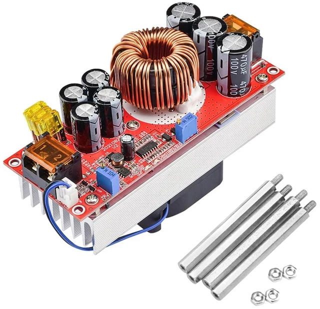 Main image of 1800W Boost Converter, 40A DC-DC Boost Car Step-up Power Supply Module Adjustable Voltage Converter 10-60V to 12-90V