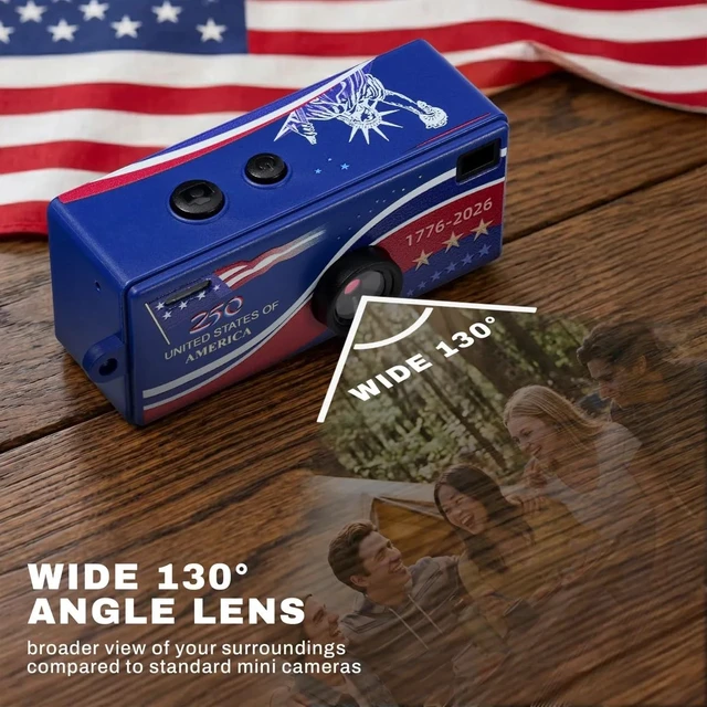 Alt view image 3 of 7 - CharmSnap Mini Keychain Digital Camera 2MP 1080P Full HD, Portable Pocket Point & Shoot Camera (America 250)