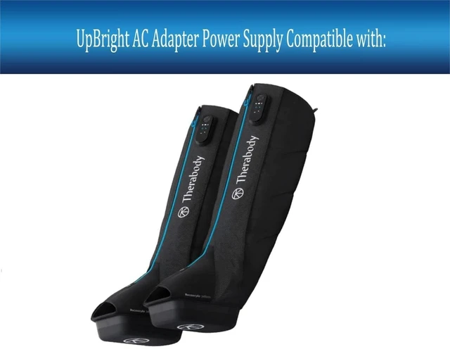 Alt view image 2 of 5 - 12V AC/DC Adapter Compatible with Therabody EM1024PR RecoveryAir JetBoots Thera body FCC ID 2AU6T-JET IC Id 25672JET Compression Massage Boots Air Circulation Muscle Pain Relief Power Charger