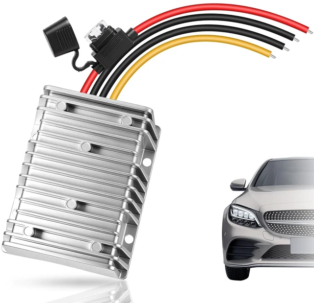 Main image of 30A 360W Voltage Converter, 36V 48V to 12V Converter for Golf Cart High-Power DC-DC Step Down Converter with Fuse, Power Voltage Reducer for Cars, Scooters, Forklifts