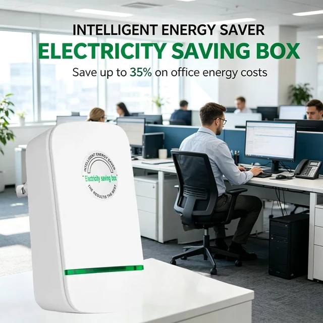 Alt view image 4 of 7 - New Universal Energy-Saving Box, Reduce Electricity Bills, Plug-and-Play, Power Factor Corrector for Home and Office Use (2Pcs)