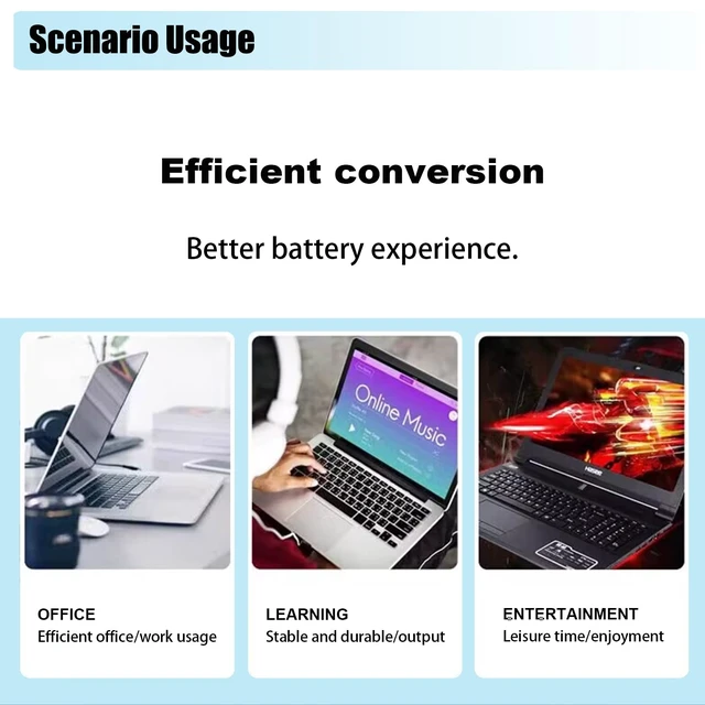 Alt view image 7 of 7 - L14M2P21 Laptop Battery Replacement for Lenovo IdeaPad 330S-14AST 330S-14IKB 330S-15ARR 330S-15AST 330S-15IKB Series L14L2P21 5B10Q39203 5B10Q39204 5B10Q39206 5B10W67199 7.4V 30Wh 4050mAh