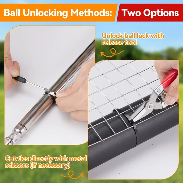 Alt view image 5 of 7 - 200pcs Metal Zip Ties Gun Tool Set Upgraded Stainless Steel Cable Tie Gun Uv Resistant Black Heavy Steel Cable Tie Heavy Duty Outdoor for Fastening & Cutting, Chain Link Fence, Exhaust Pipe