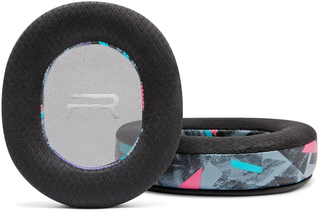 Alt view image 7 of 7 - Freeze Rig 800 & 900 - Cooling Gel Earpads for RIG 800 Pro & 900 Max Made by Wicked Cushions Also fits RIG 600 Pro & 700 HX, Boost Comfort & Sound Isolation 90's Black