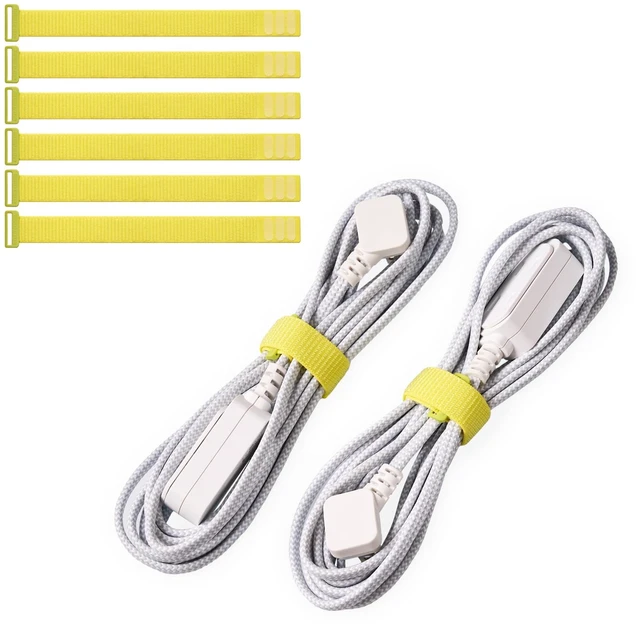 Main image of Cinch Straps - 8" (6-Pack) Limelight Cord Keeper Wraps for Appliances and Home Office Cable Management