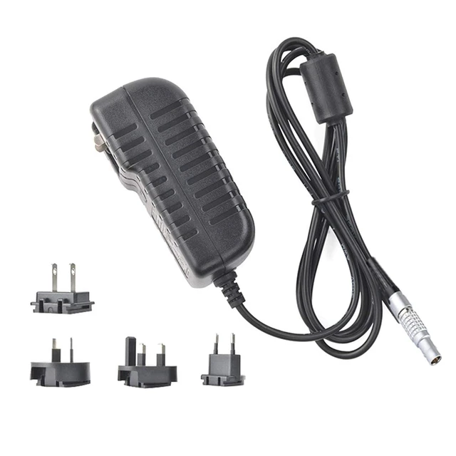 Alt view image 3 of 4 - Teradek Power Adapter FGG 0B 2-pin with US EU Plugs for Z CAM E2 Flagship Teradek Cube Hollyland Cosmo 600 Universal AC Plug (BX-1203000)