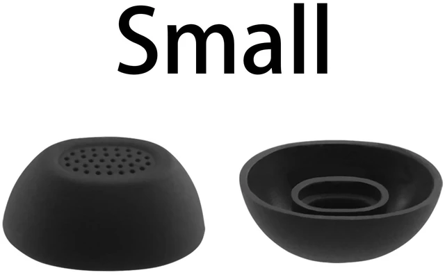 Alt view image 6 of 6 - Replacement Ear Tips for Bose QuietComfort Ultra Earbuds 2nd Gen 3 Pairs (Black, Small), Silicone Ear Tips