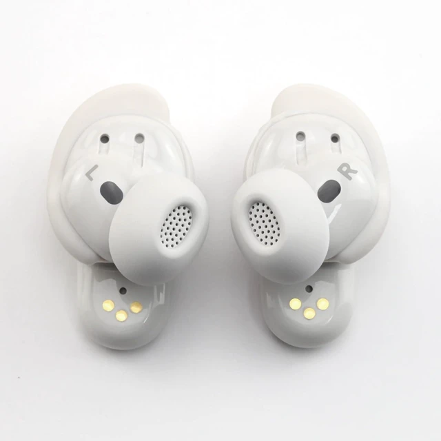 Alt view image 4 of 6 - Replacement Ear Tips for Bose QuietComfort Ultra Earbuds 2nd Gen 3 Pairs (White, Assorted S/M/L), Silicone Ear Tips
