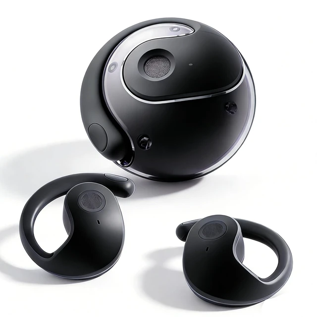 Main image of Open Over Ear Earbuds Open Ear Headphones Wireless Bluetooth Over The Ear Earbuds That Don'T Go In Your Ear Air Conduction With Awareness Of Surroundings With Over-Ear Hooks