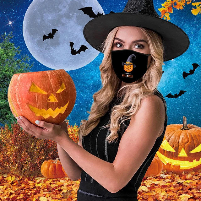 Alt view image 4 of 7 - Halloween Photography Backdrop 8x10FT Moonlight Pumpkin Fallen Leaves Background for Kids Portrait Halloween Baby Shower Birthday Trick or Treat Party Decorations Photo Props