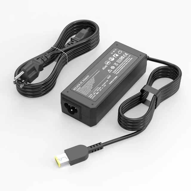 Main image of 65W Laptop Charger Compatible with Lenovo Thinkpad T460 T470 T470S T431S T440 T440S T440P T450 T460S E531 E570 E560 L470 L460 L440 X270 X250 X240 G40 G50; Yoga 2 11 11s 13 2 Pro 13 Power Supply Cord