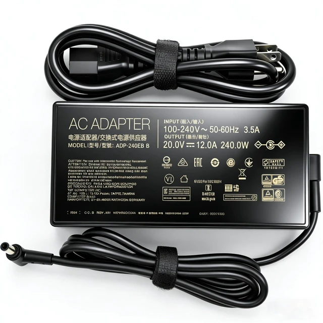 Main image of 240W Charger for ASUS Zephyrus G14 (2022-2024) GA402 GA402R GA402X GA402RJ GA402RK GA402NU GA402XV GA402XI GA402XZ GA402XY GA402NU GA402NJ R7 R9 Ryzen A RX 6700S 6800S RTX4050 4060 4070 5060 5070