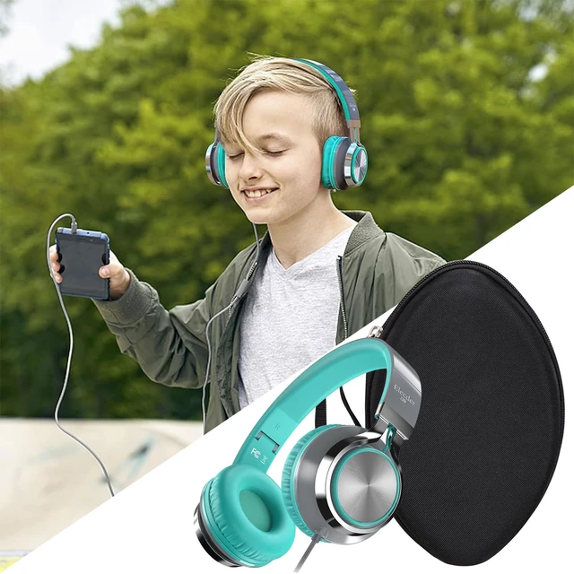 Alt view image 5 of 7 - Case for Artix CL750 / AILIHEN C8 MS300 Kids Headphones -Black (Case Only) Portable Hard Bag, Soft Inner Lining Protects Headphones, the Mesh Pocket Stores USB Cables