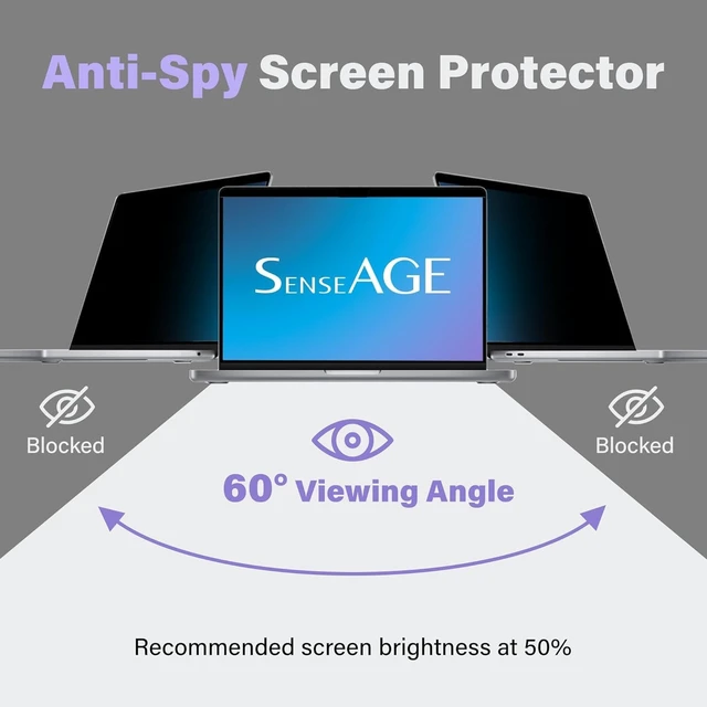Alt view image 4 of 5 - Magnetic Privacy Screen Filter For MacBook Neo 13 Inch (2026, A18 Pro Chip, Model A3404), Removable Privacy Screen Protector, Anti Glare Blue Light, Compatible with MacBook Neo 13 inch