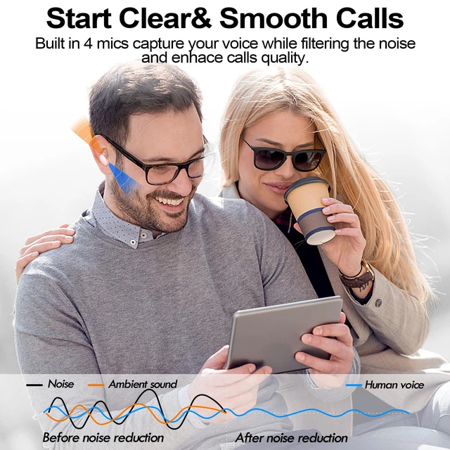 Alt view image 3 of 7 - Wireless Earbuds Bluetooth 5.4 in Ear Buds Light Weight Headphones,Deep Bass Sound,Built in Mics Headset,Clear Calls Earphones for Sports Workout Pink