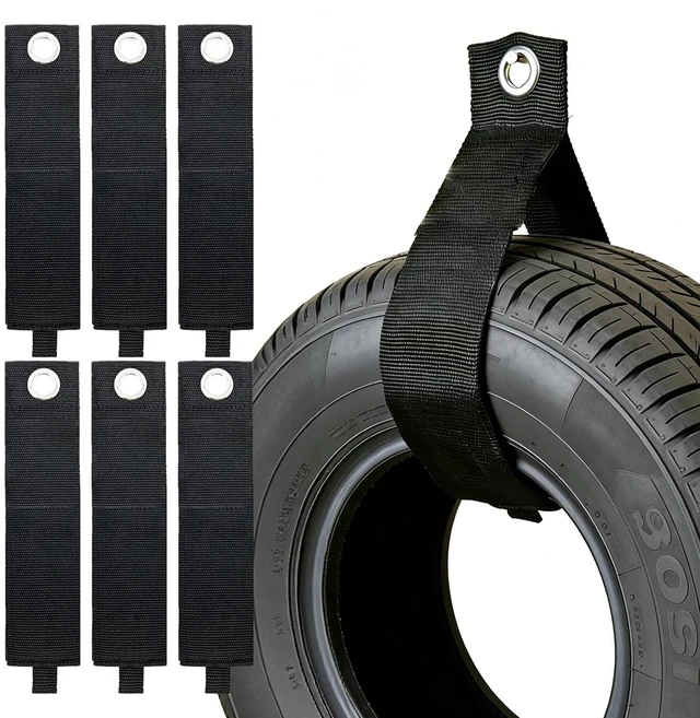 Main image of 6 PCS Extension Cord Holder, Extension Cord Strap, Cable Organizer Straps for Cords Hoses, Heavy Duty Cord Wrap Keeper with Grommet for Hanging, Suitable for Cords (3XL)