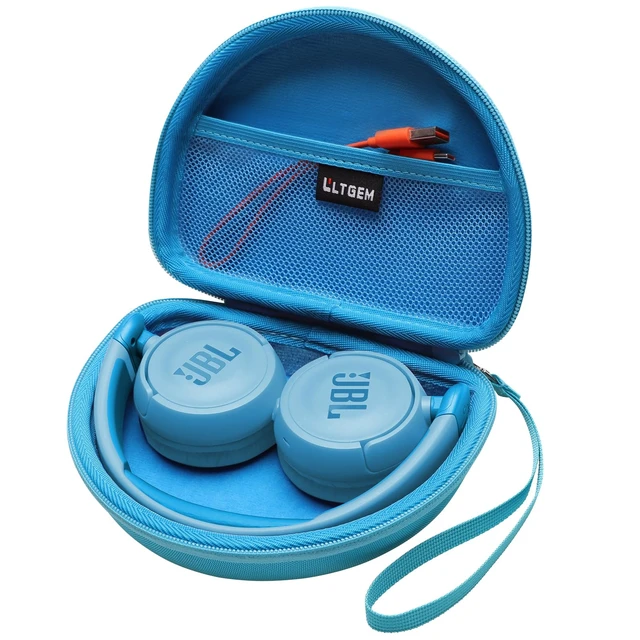 Alt view image 2 of 7 - Case for JBL Junior 320BT/Jr310BT Kids Headphones Blue Hard Carrying Travel Case for JBL Junior 320BT/Jr310BT Kids Headphone