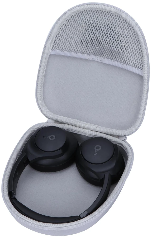Main image of Hard Carry Case Compatible with Anker Soundcore Life Q20 Q30 Q35 Q40 Q45 Q20+ Q20i / Soundcore Space 2 Hybrid Active Noise Cancelling Headphones (Grey Case)