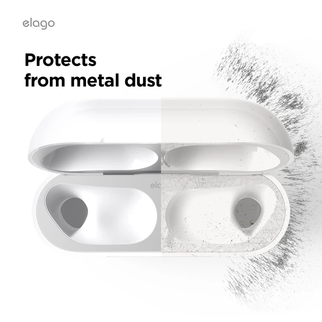 Alt view image 3 of 7 - Dust Guard for AirPods Pro 3 Anti-Dust Film Sticker, Protects from Iron/Metal Residue (2 Sets) (Silver) (Must Watch Installation Guide)