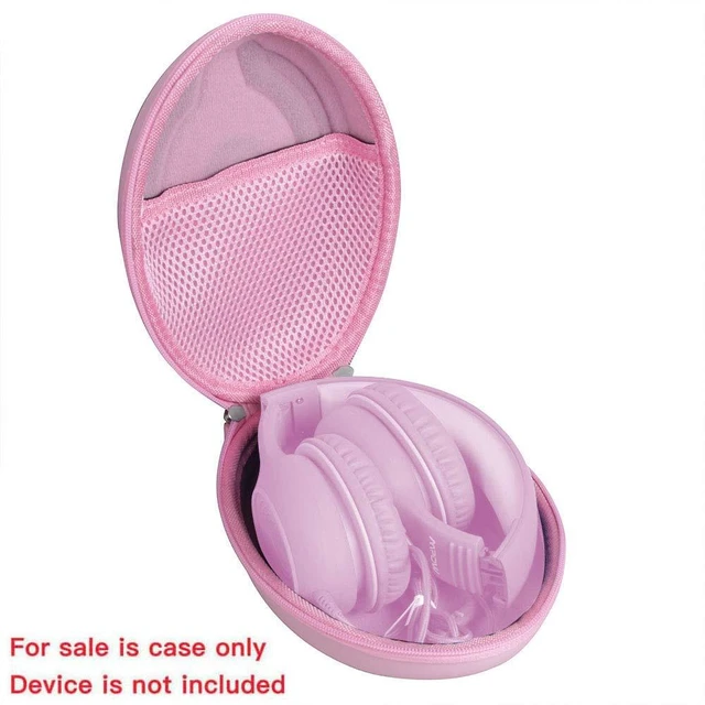 Alt view image 2 of 6 - Hard Travel Case for MIDOLA Kids Headphones Bluetooth 5.4 Wireless Over-Ear Foldable Headset (Only Case) (Pink)