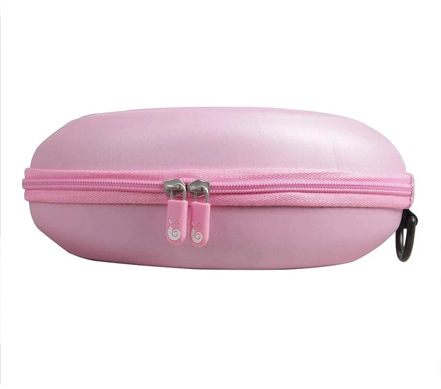 Alt view image 4 of 6 - Hard Travel Case for MIDOLA Kids Headphones Bluetooth 5.4 Wireless Over-Ear Foldable Headset (Only Case) (Pink)