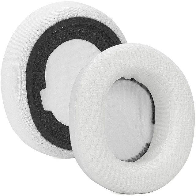 Main image of Earpads for Steelseries Arctis Nova Pro Wireless/Nova Elite (Not Fit Nova Pro Wired),Durable White Mesh Fabric Replacement Ear Cushion