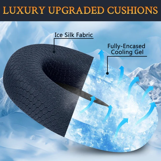 Alt view image 3 of 4 - Full Cooling Earpads for Beats Studio Pro - Navy Blue