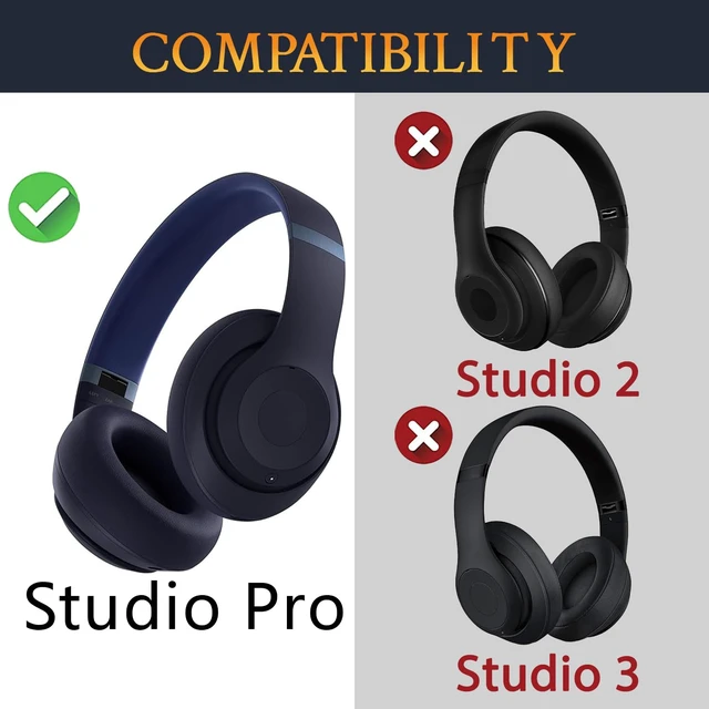 Alt view image 2 of 4 - Full Cooling Earpads for Beats Studio Pro - Navy Blue