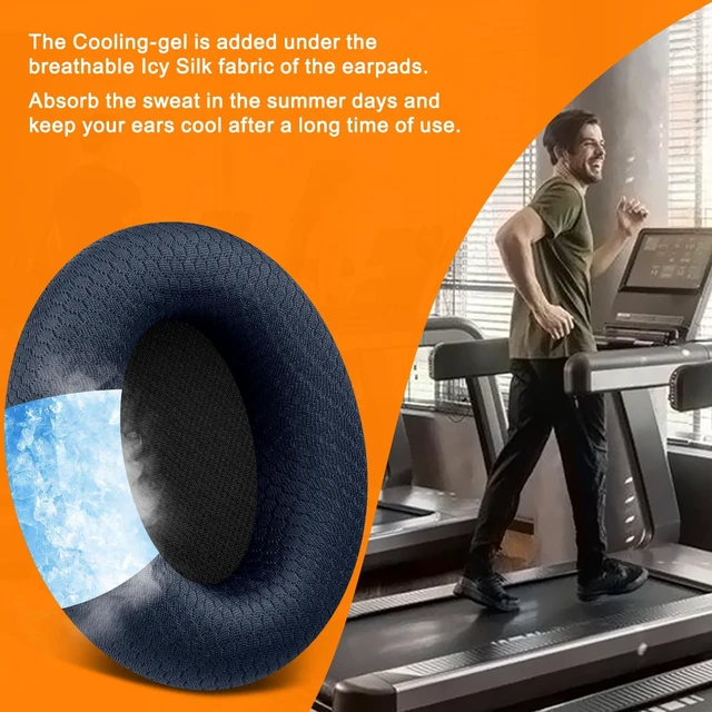 Alt view image 4 of 4 - Full Cooling Earpads for Beats Studio Pro - Navy Blue