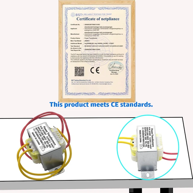 Alt view image 7 of 7 - 24V/10W AC/AC Power Transformer, Input 120V/60HZ Single-Phase Transformer, Applicable to Stage Lighting, Audio Equipment, Small Power Supply K-030, Rv Emergency Lighting, etc(2Pcs)