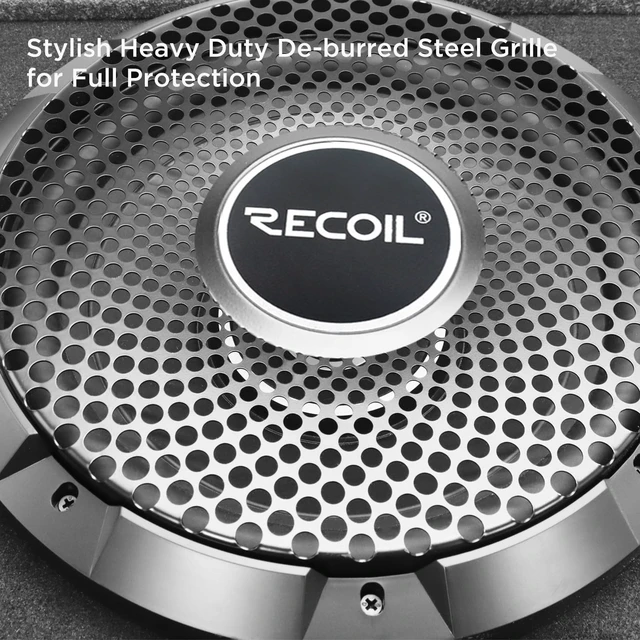 Alt view image 7 of 7 - SG-65P 6.5" High Excursion Steel Mesh Grille Mid Speaker & Subwoofer