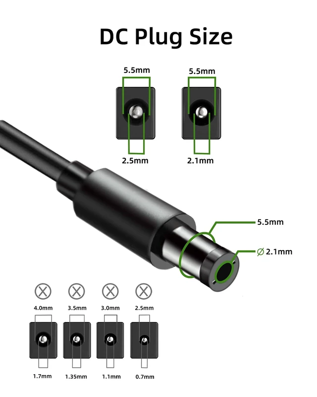 Alt view image 3 of 7 - Replacement Adapter Charger fits for Bose Companion 2 Series II III 2 3 PC Speakers Multimedia System JOD-48U-08A PT 263027 Power Supply Cord (12V 2A AC/DC)