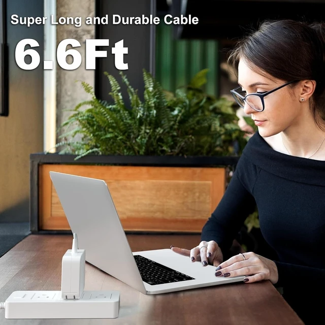 Alt view image 6 of 6 - 60W Power Adapter Compatible with Mac Book Pro Charger A1278 A1344 for Mac Book Pro 13 InchBefore Mid 2012 Portable Charging Cord