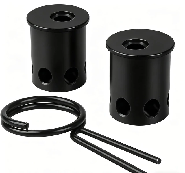 Alt view image 7 of 7 - 2 Pack.22 Adapter for 12 Gauge Trip Alarm.22 Adapter for Perimeter Trip Alarm, Trip wire alarm adapter, Durable 6061 aluminum, Reusable
