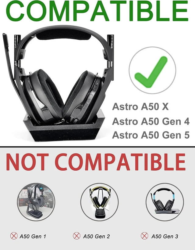 Alt view image 2 of 6 - Earpads for Astro A50 Gen4 / A50 Gen5 / A50X (Mesh Fabric) Ear pads and Microphone Foam, Upgrade High-Density Noise Cancelling Foam, Ear Cushions Added Thickness