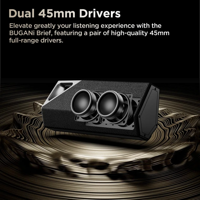 Alt view image 6 of 7 - Bluetooth Speaker Wireless Portable, Portable Speaker IPX7 Waterproof Auracast Multi-Speaker Party Mode, IPX7 Waterproof, Built-in Mic, USB-C, 15H Playtime for Home, Outdoor, Travel Golden