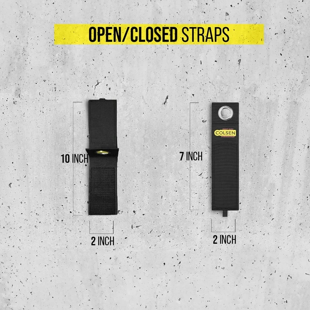 Alt view image 2 of 7 - 10 in Heavy-Duty Storage Straps for Cords & Hoses, 6 Pack Compact reusable straps organize smaller cords, hoses and tools with a strong hook-and-loop fastening system