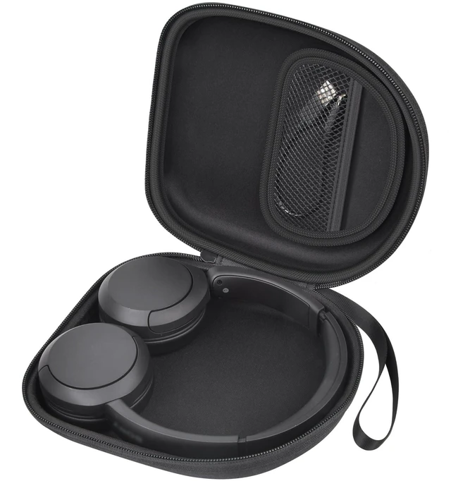 Main image of Protective Hard Shell Headphone Case for Sony WH-CH520/ WH-1000XM4, for JBL Tune 720BT/510BT, Shockproof Travel Storage Bag with Mesh Pocket, Earbud Carrying Pouch for Gym, Office, Commute (Box Only)