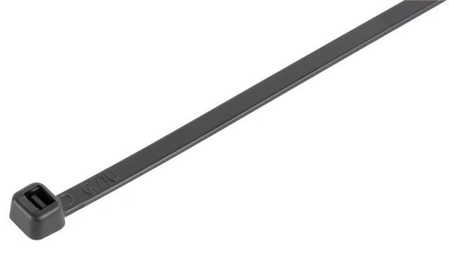 Alt view image 3 of 6 - 8 Inch Black Nylon Zip Ties, Saddle Mounts & Screws, 100 Pack, 50lb Self-Locking Nylon Cable Ties with Screw-Mount Saddle Anchors and Screws