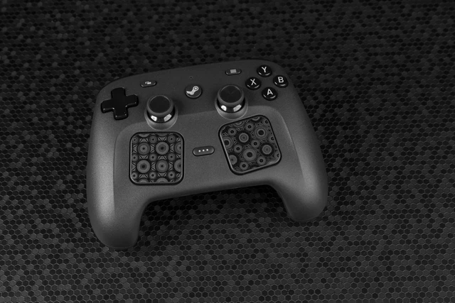 Alt view image 3 of 5 - Steam Controller Skin, - Textured Trackpad Protector (Demon Eye)