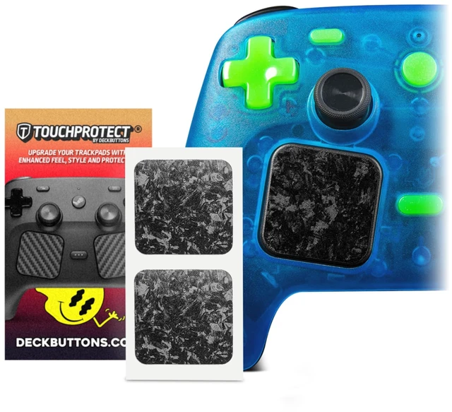 Main image of Steam Controller Skin, - Textured Trackpad Protector (Forged Carbon Fiber)
