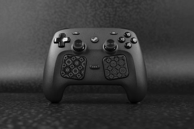 Alt view image 4 of 5 - Steam Controller Skin, - Textured Trackpad Protector (Demon Eye)