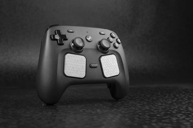 Alt view image 3 of 5 - Steam Controller Skin, - Textured Trackpad Protector (Hex - Silver)